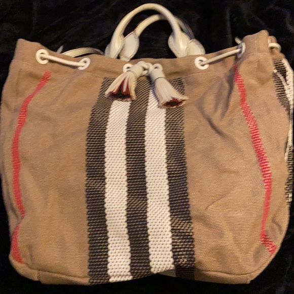 Burberry Check Tote Bag - Picture 2 of 7